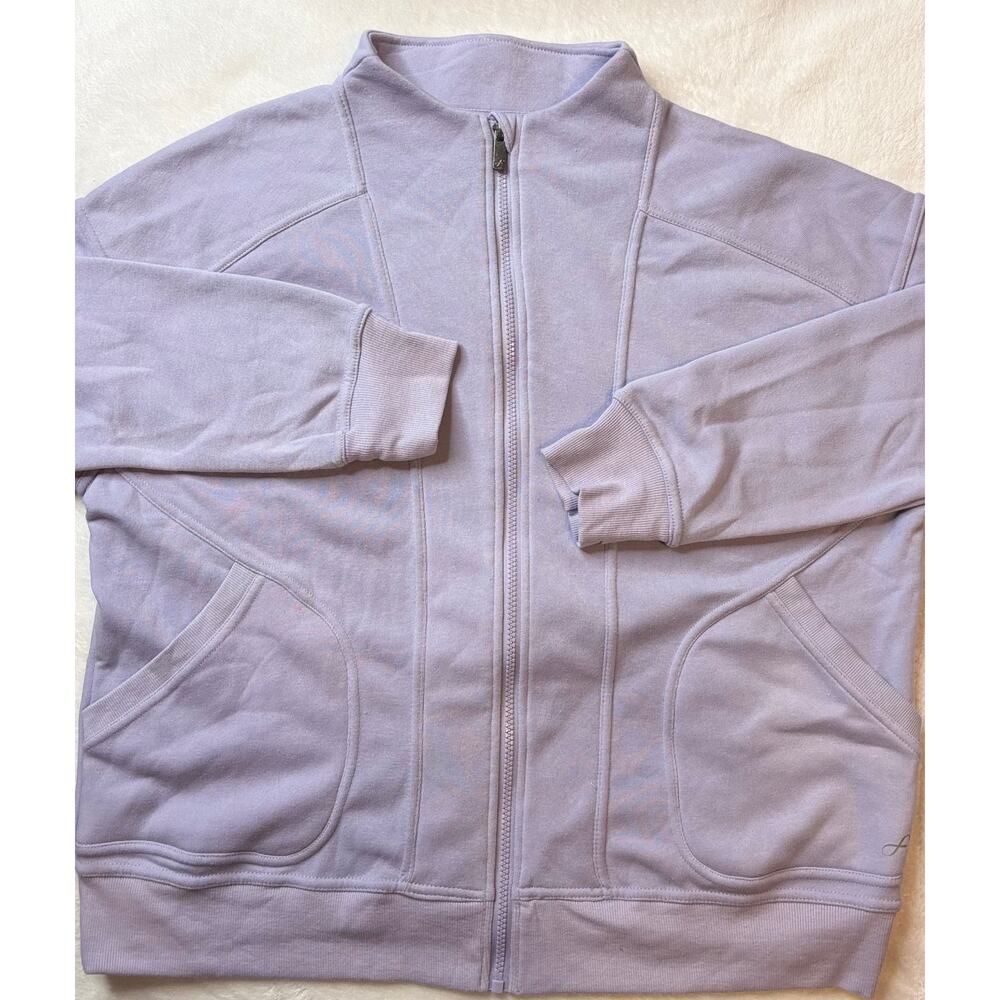 Freely Women’s XL Full Zip Lt Purple Jacket NWOTs - Picture 1 of 3